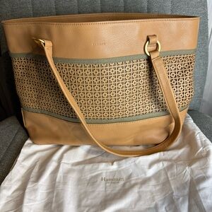 Hammitt Anderson Tote Tan & Sage Green